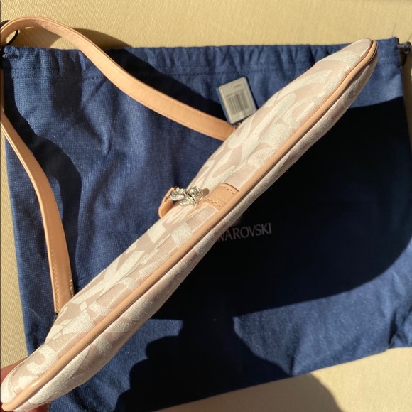 swarovski crystal blush white evening purse - Picture 11 of 11